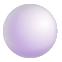 white circle
