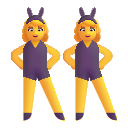 femmes avec des oreilles de lapin
