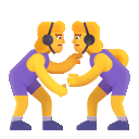 women wrestling