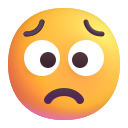 worried face