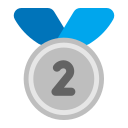 2nd place medal