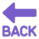 BACK arrow