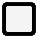 black square button