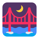 bridge at night