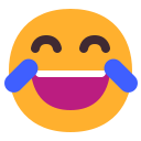 face with tears of joy
