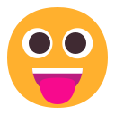 face with tongue
