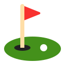 flag in hole