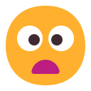 frowning face with open mouth
