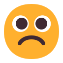 frowning face