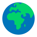 globe showing Europe-Africa