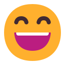 grinning face with smiling eyes