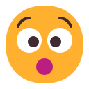 verdutztes Gesicht