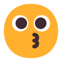 kissing face
