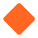 large orange diamond
