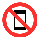no mobile phones