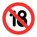 no one under eighteen