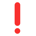 red exclamation mark