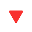 red triangle pointed down