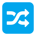 shuffle tracks button