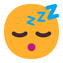 sleeping face