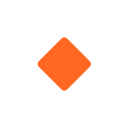 small orange diamond