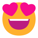 smiling face with heart-eyes