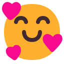 smiling face with hearts