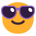 smiling face with sunglasses