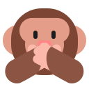 speak-no-evil monkey
