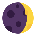 waxing crescent moon