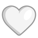 white heart