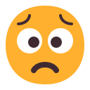 faccina preoccupata