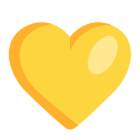 cuore giallo