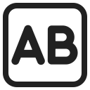 AB button (blood type)