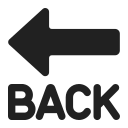 BACK arrow