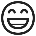 beaming face with smiling eyes
