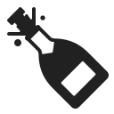 botol dengan penyumbat terlepas