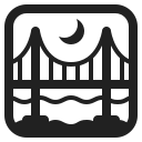 bridge at night