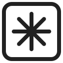 eight-spoked asterisk