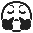 face with steam from nose