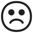 frowning face