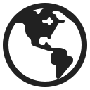 globe showing Americas