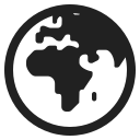 globe showing Europe-Africa