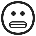 grimacing face