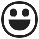 grinning face with big eyes