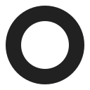 hollow red circle