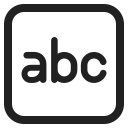 input latin letters