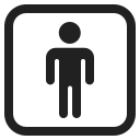 men’s room