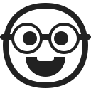 nerd face