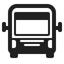 oncoming bus